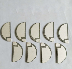 Half Moon Disc Piezo Ceramics 20ミリメートル3MHZ Piezoelectric Ceramic Transducer - Product Image 2
