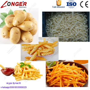 Automática Industrial crujiente surgeler <span class=keywords><strong>chips</strong></span> camote <span class=keywords><strong>chips</strong></span> de procesamiento que hace la máquina papas fritas congeladas precio de la línea de producción - Product Image 6