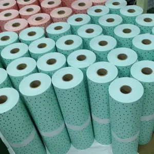 Papel de embalaje no tejido, Impresión de logotipo a Color, impermeable, en rollos para papel de embalaje de flores frescas