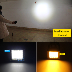 Barato blanco amarillo 4 Fila 12 V 4x4 LED Light bar ATV off road intermitente 5000 lumen STROBE luz del trabajo del LED - Product Image 2