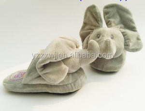 <span class=keywords><strong>Pantofole</strong></span> a Forma di Elefante in <span class=keywords><strong>Peluche</strong></span> Invernale OEM, Morbide e Calde per <span class=keywords><strong>Adulti</strong></span> e Bambini, per Interni - Product Image 5