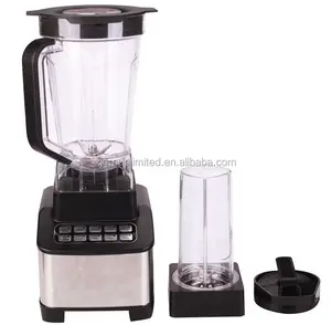 Kitchen Appliance 2L Blender 10 Black Electric Plastic Multifunctional OEM Stainless Steel Snow Flake Ice Machine Touchpad ETL