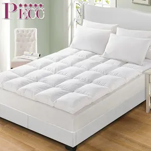 Thick China Supplier Cotton Mattress Topper Queen Pad