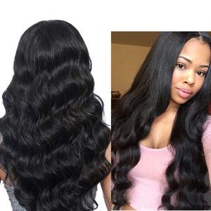 100% 天然印度人发批发价格表，原始印度寺庙处女发束供应商在印度 - Product Image 2