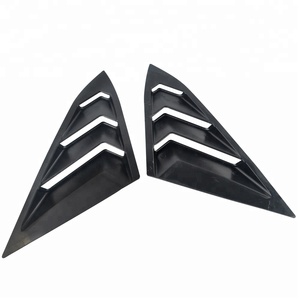 Rear <strong>Window</strong> Quarter Side <strong>Vent</strong> for Honda Civic 10th 2016 2017 Car-styling Parts <strong>Window</strong> Louvers Scoop Cover - Product Image 2