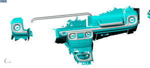 Bảng Điều Khiển Nội Thất Xe Hơi Sợi Carbon Khô G CLASS Cho Mercedes Benz G550 G500 G63 AMG 2019 - Product Image 2