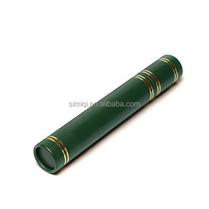 Tube de <span class=keywords><strong>diplôme</strong></span> en cuir sur mesure de vente chaude/défilement avec cercles <span class=keywords><strong>et</strong></span> logo en feuille d'or - Product Image 6