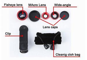 Kit d'objectifs d'appareil photo <span class=keywords><strong>pour</strong></span> téléphone portable 3 en 1 tendance 2020 avec clip, objectif grand angle et objectif <span class=keywords><strong>fisheye</strong></span> <span class=keywords><strong>pour</strong></span> <span class=keywords><strong>iPhone</strong></span>, Samsung, Xiaomi - Product Image 5