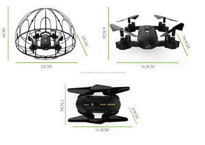 S166HW 2.4 Ghz 6-Axis 2 DANS 1 Tumbler et pliable WIFI RC HD Caméra Chine Shenzhen Drone Avec Anti-écraser Balle cadre - Product Image 6