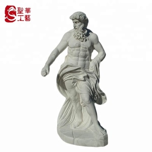 Estatuas de mármol griego de <span class=keywords><strong>Poseidón</strong></span>, tamaño natural, para Decoración - Product Image 4