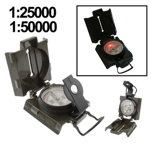 Cắm Trại điều hướng la bàn với màu đỏ dẫn ánh sáng bản đồ quy mô La Bàn la bàn nhỏ - Product Image 2