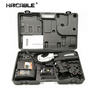 Outils de sertissage et de balançoire de batterie, nouveaux accessoires professionnels avec batterie Li-ion, sertissage de câbles métalliques en acier inoxydable électrique - Product Image 2