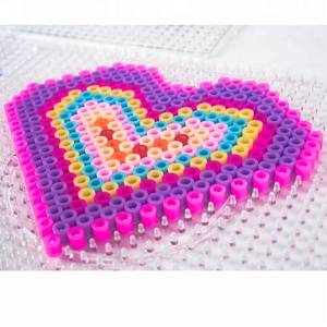 3D Câu Đố Thú Vị Đồ Chơi Perler Hạt Cầu Chì Lớn Rõ Ràng Pegboard bộ dụng cụ cho Trẻ Em - Product Image 5