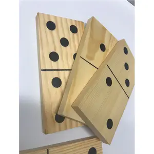 Holz Riesen Dominosteine spiele spiele im freien kunststoff domino top verkauf 2020 heißer verkauf super gewinner heißer holz spielzeug