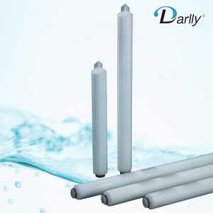 China miron hidrófila Plisado 0.1 de nylon micras cartucho de filtro plisado - Product Image 5