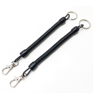 Bán Buôn Tùy Chỉnh Mùa Xuân Cuộn Dây Dây <span class=keywords><strong>Lanyard</strong></span> Với Snap Hook - Product Image 1