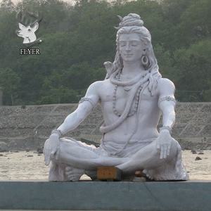 <span class=keywords><strong>Statua</strong></span> in <span class=keywords><strong>marmo</strong></span> bianco a grandezza naturale <span class=keywords><strong>di</strong></span> Lord Shiva in offerta speciale - Product Image 3