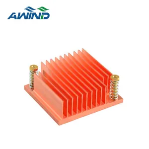 TEC Tản Nhiệt Với Bộ Tản Nhiệt Bằng Đồng 40*40Mm Cho Máy Chủ CPU Bộ Tản Nhiệt Tản Nhiệt Bằng Đồng Nguyên Chất Cpu Nhỏ