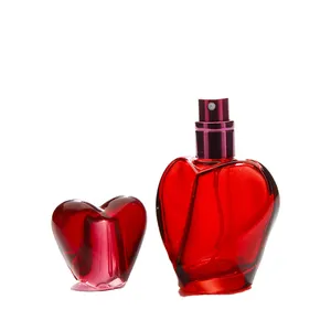 30Ml 1Oz Bulk Schoonheid Franse Designer Geur Red Apple Vormige Spray Parfum Glazen Fles