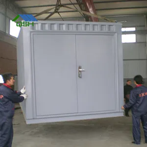 Siêu Chi Phí Thấp 2 Container Đúc Sẵn Nhà Nhanh Xây Dựng Biệt Thự Thép Nhẹ Tiny Prefab Nhà Căn Hộ