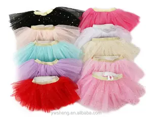 Tutú de ballet para niñas, tutú de danza clásica con purpurina - Product Image 1