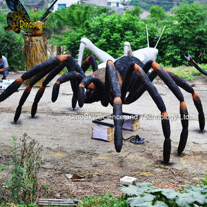 <span class=keywords><strong>Simulation</strong></span> vivante d'Animatronic grandeur nature insectes <span class=keywords><strong>de</strong></span> tarentule dans le parc à thème ou le terrain <span class=keywords><strong>de</strong></span> <span class=keywords><strong>jeu</strong></span> extérieur DINOSKY - Product Image 4