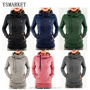 Tuta Casual larga da donna taglie forti autunno inverno con ricamo a manica lunga <span class=keywords><strong>felpa</strong></span> con cappuccio in <span class=keywords><strong>velluto</strong></span> spesso e caldo E6699 - Product Image 2