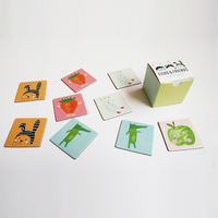 Cartes d'apprentissage assorties pour enfants, cartes éducatives préscolaires pour les tout-petits de 3 à 6 ans