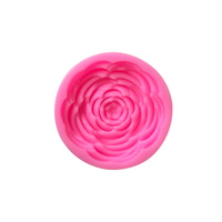 XGY-110 Silikon-Schokoladenform mit Großer Rosenform. Silikon-Zuckerspitzenform, 3D-Fondant Meerjungfrauenschwanz Kuchendekoration