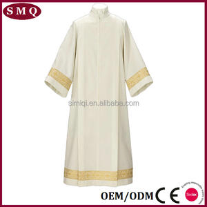 <span class=keywords><strong>Robe</strong></span> <span class=keywords><strong>de</strong></span> baptême <span class=keywords><strong>de</strong></span> luxe 100% polyester, <span class=keywords><strong>robe</strong></span> d'église en polyester, tenue <span class=keywords><strong>de</strong></span> prénatal - Product Image 2