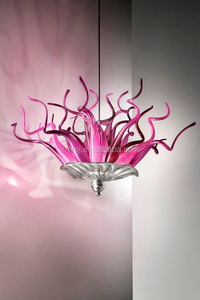 Modernhand blown glass art elegante fino <span class=keywords><strong>cristal</strong></span> de color chandalier - Product Image 1
