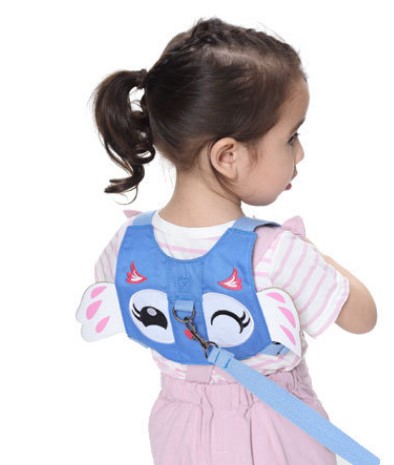 Детская страховочная шлейка для прогулок, Детский рюкзак с поводком на запястье, Тяговая шлейка, Комплект Анти-потеря