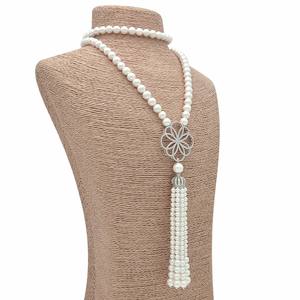 Collar de perlas de concha de buen diseño - Product Image 3