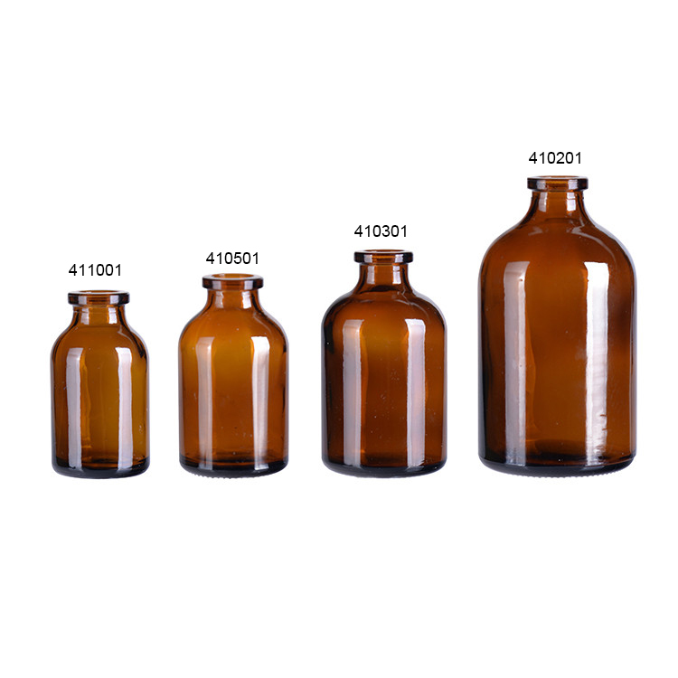 8ml 10ml 20ml 30ml 50ml 100ml Penicillin Bottle Penicillin Vial Amber Glass Bottle
