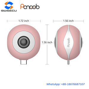 Enchufe de teléfono móvil de doble lente full hd de Realidad Virtual de 720 grados VR vr cámara panorámica 360 esférica - Product Image 5