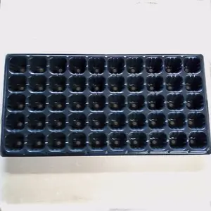 50 las células de blíster de plástico termoformado al vacío de PVC flor árbol plántulas de contenedores