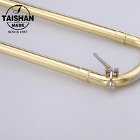 Taishan Brand High Quality Wholesale BB Key Brass Tenor Trombone Music Instrument for Performance