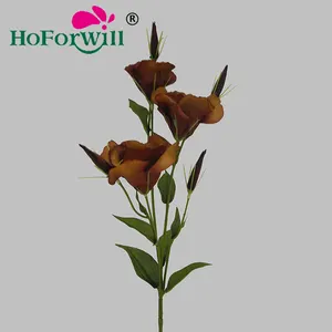 Hoforwill ดอกไม้ประดิษฐ์ราคาถูกขายดี,ดอกเพลทโกดอนแกรนดิฟลอรัมดอกไม้หลากสี