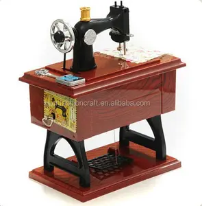 Valentine's Day gift vintage sewing machine music box for wedding gifts