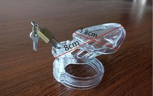 Produits sexuels pour hommes pénis ceinture de chasteté dick lock transparent CB6000 <span class=keywords><strong>cage</strong></span> à <span class=keywords><strong>bite</strong></span> - Product Image 6