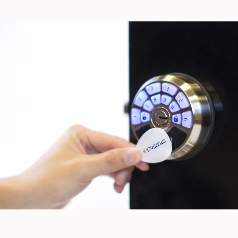 Навесной замок из нержавеющей стали, который был открыт Смарт карты синий зуб цилиндр дверного замка для гостиницы