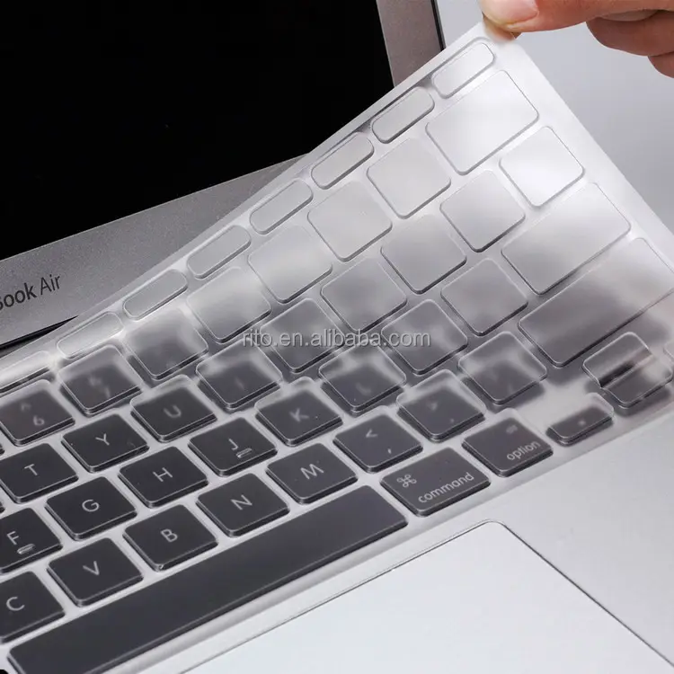 Ультратонкий чехол из ТПУ для клавиатуры MacBook, прозрачный