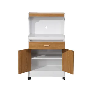 Support <span class=keywords><strong>de</strong></span> <span class=keywords><strong>four</strong></span> à micro-ondes en bois sur mesure OEM/ODM, armoire <span class=keywords><strong>de</strong></span> cuisine - Product Image 1