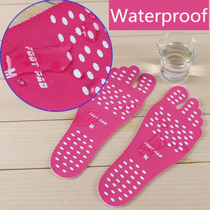 Pies Descalzos suelas palo pies almohadillas de pie almohadilla adhesiva etiqueta engomada de Stick-en plantas Nakefit Invisible impermeable <span class=keywords><strong>Anti</strong></span>- Slip playa - Product Image 3
