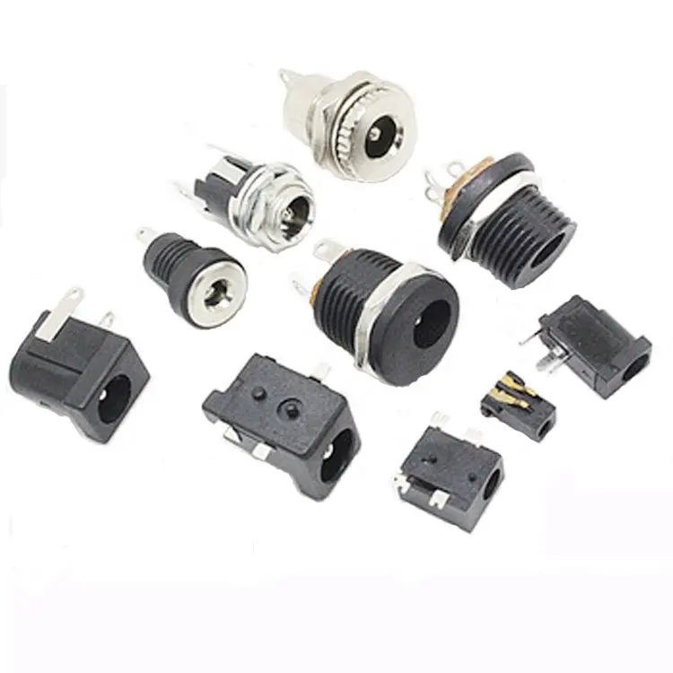 China Connector Factory 2.1mm 5.5mm dc power jack socket, dc power jack, dc power jack plug adapter