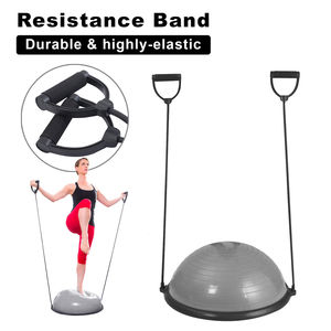 Half Ball Exercise Balance <strong>Trainer</strong> W/resistance Band &amp;<strong>pump</strong> /Yoga/AIr Dome /Fitness - Product Image 3