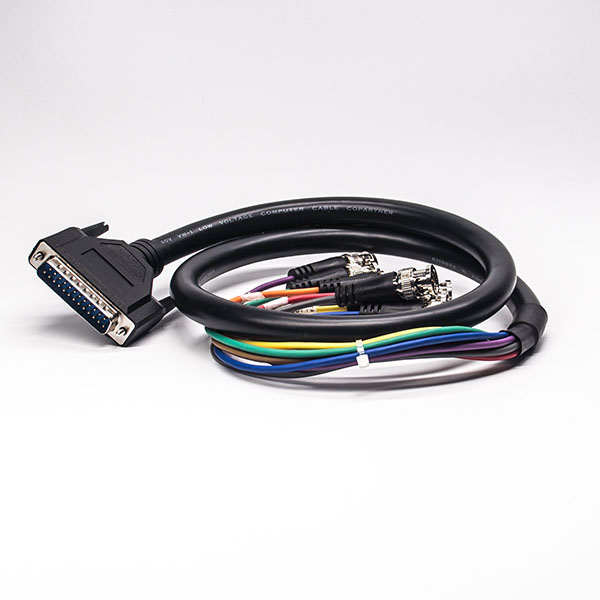 Кабель для компьютера с низким подъемом D-sub 25Pin BNC VGA