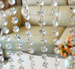 14mm Octagon hạt pha lê Vòng Hoa Dây cho trang trí đám cưới cho hàng Thủ Công Pha Lê - Product Image 1