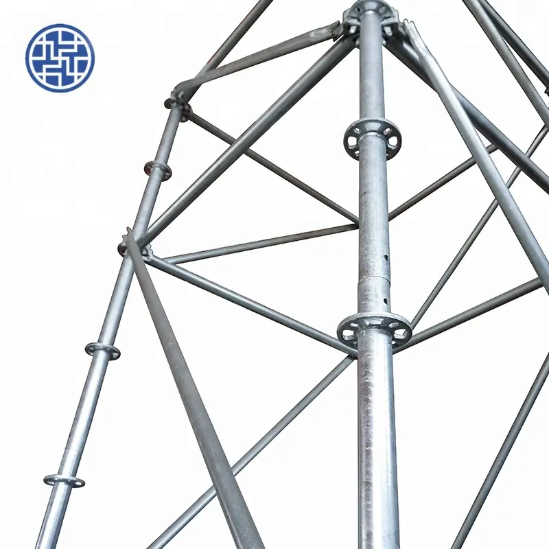 Scaffold ladder tower for construction