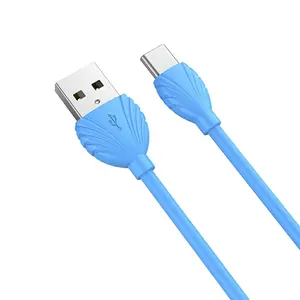 2023 NEW products free sample 3A usb cable TPE usb type C charger data cable for mobile phones